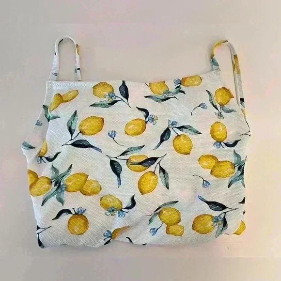 Jessica Simpson LEMONS Nice Lemons Tie-Waist One-Piece Swimsuit Size M - Picture 10 of 12